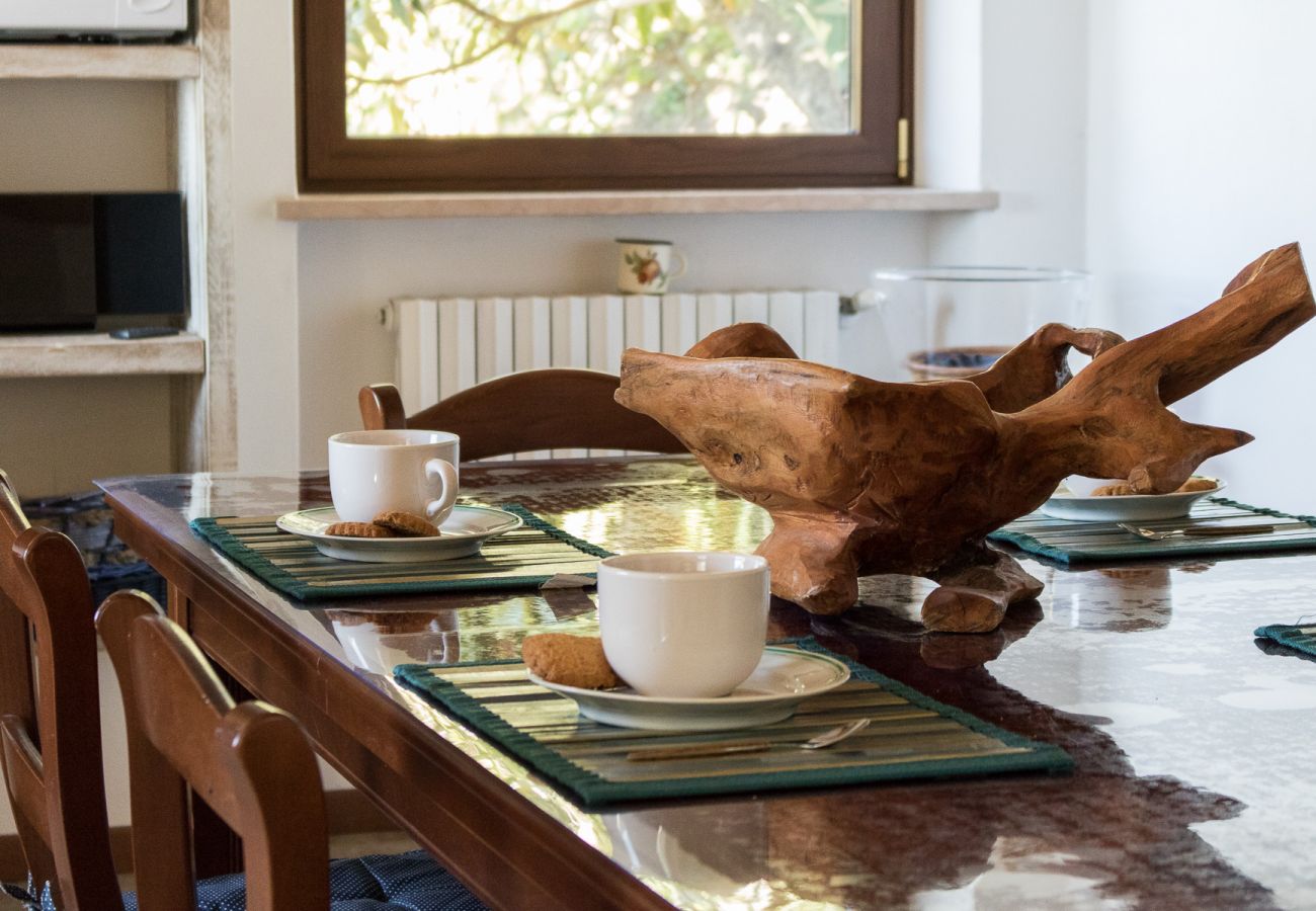 Dom w Tignale - Malga Mary: nel verde con piscina solo per voi ed i proprietari