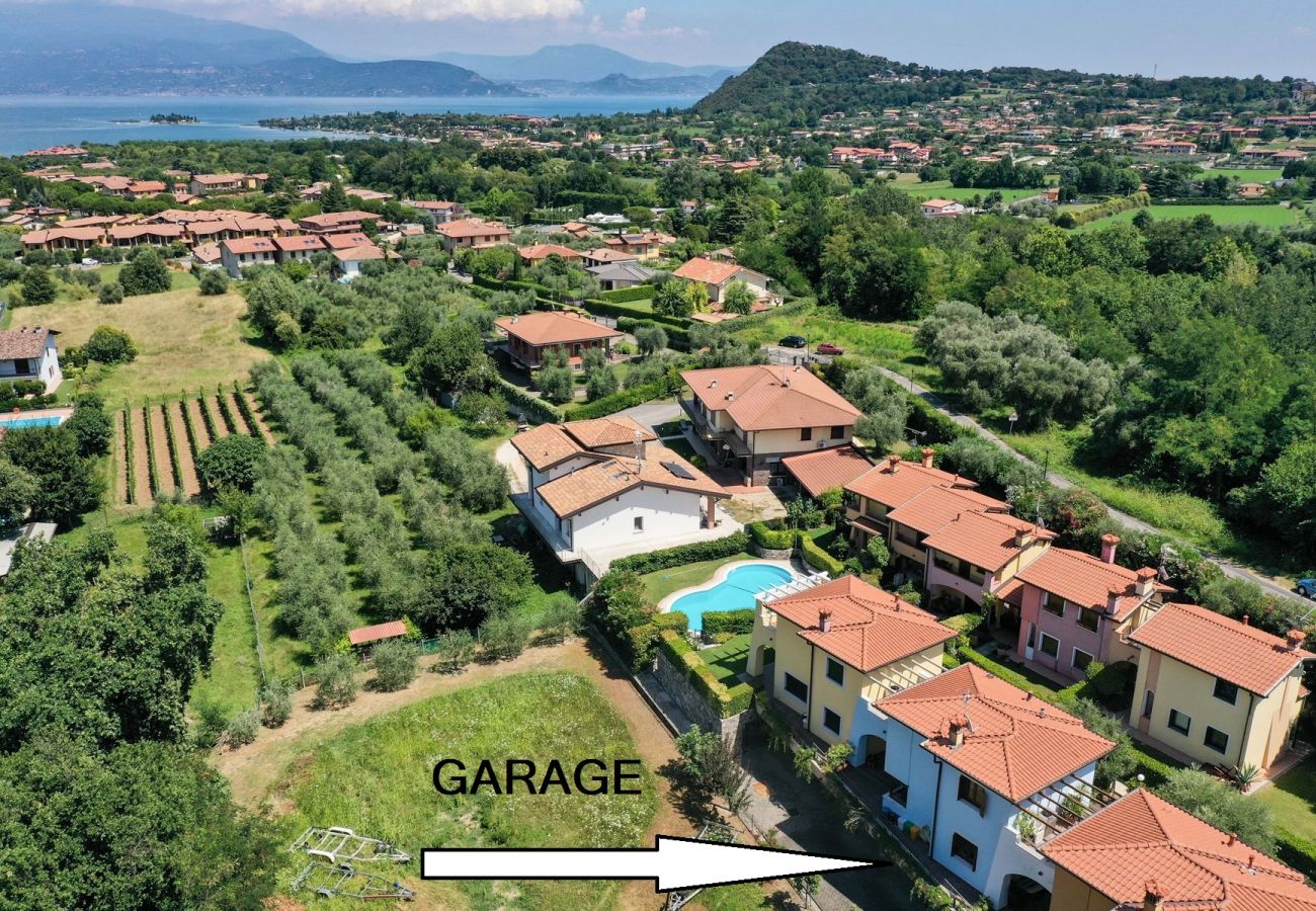 Dom w Manerba del Garda - Villa rosa, spaziosa casa con piscina in comune