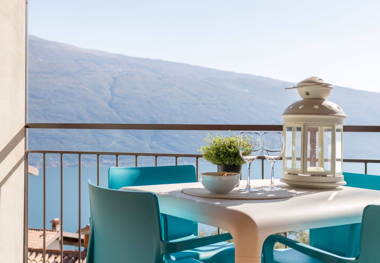 Apartament w Tignale -  appartamento Bellevue con balcone vista lago