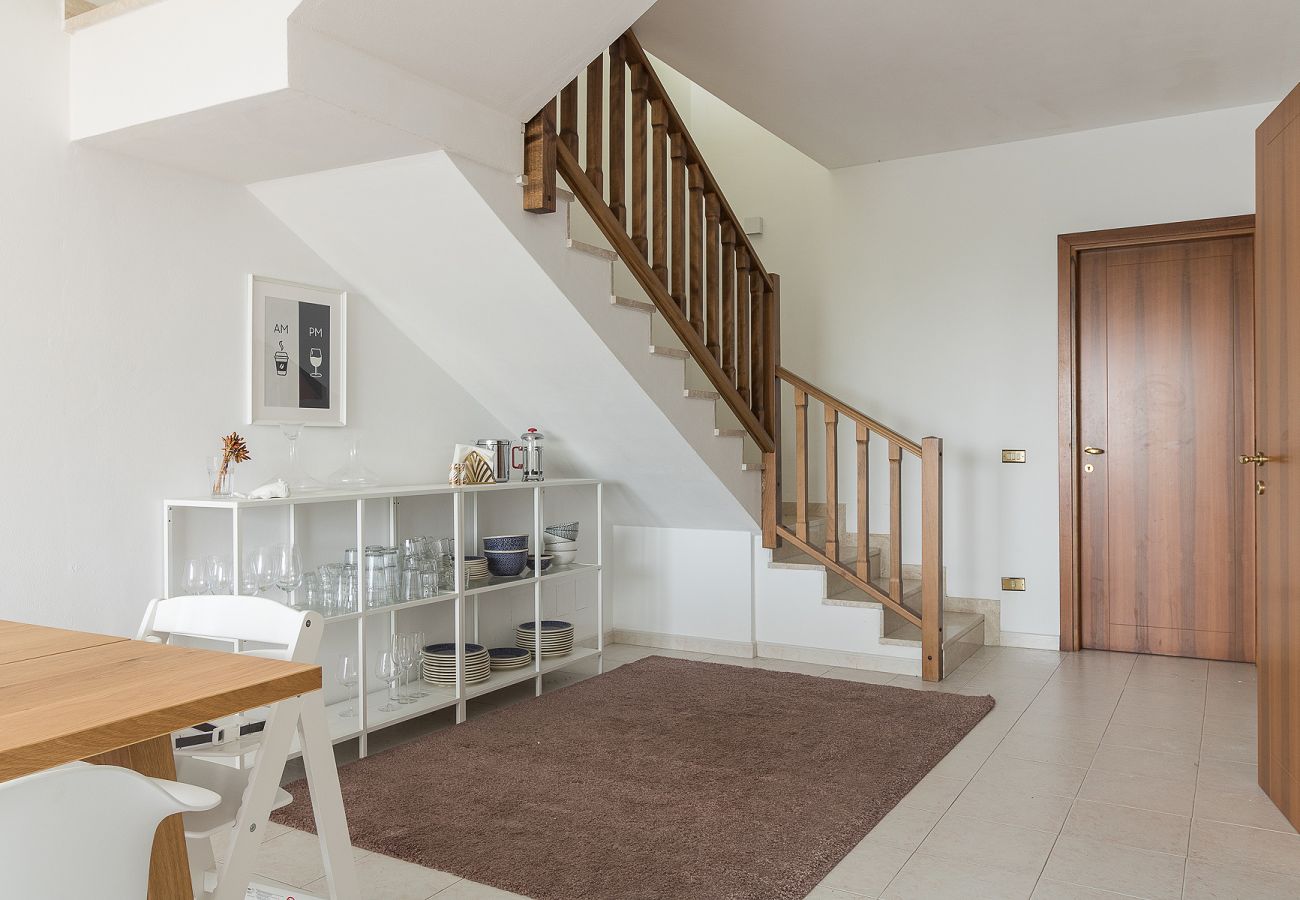 Willa w Villanuova sul Clisi - Villa Montagne e Lago con vista spettacolare e piscina privata