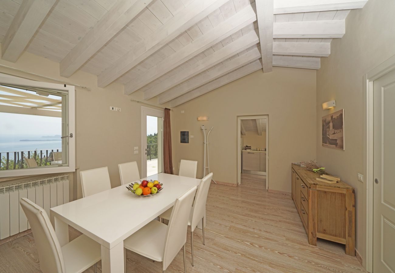 Apartament w Toscolano-Maderno - Cà Rossa - Orchidea con vista mozzafiato