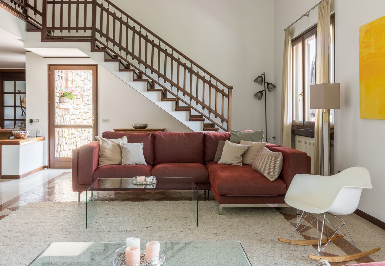 Willa w Salò - Villa Cuore con vista lago e piscina privata